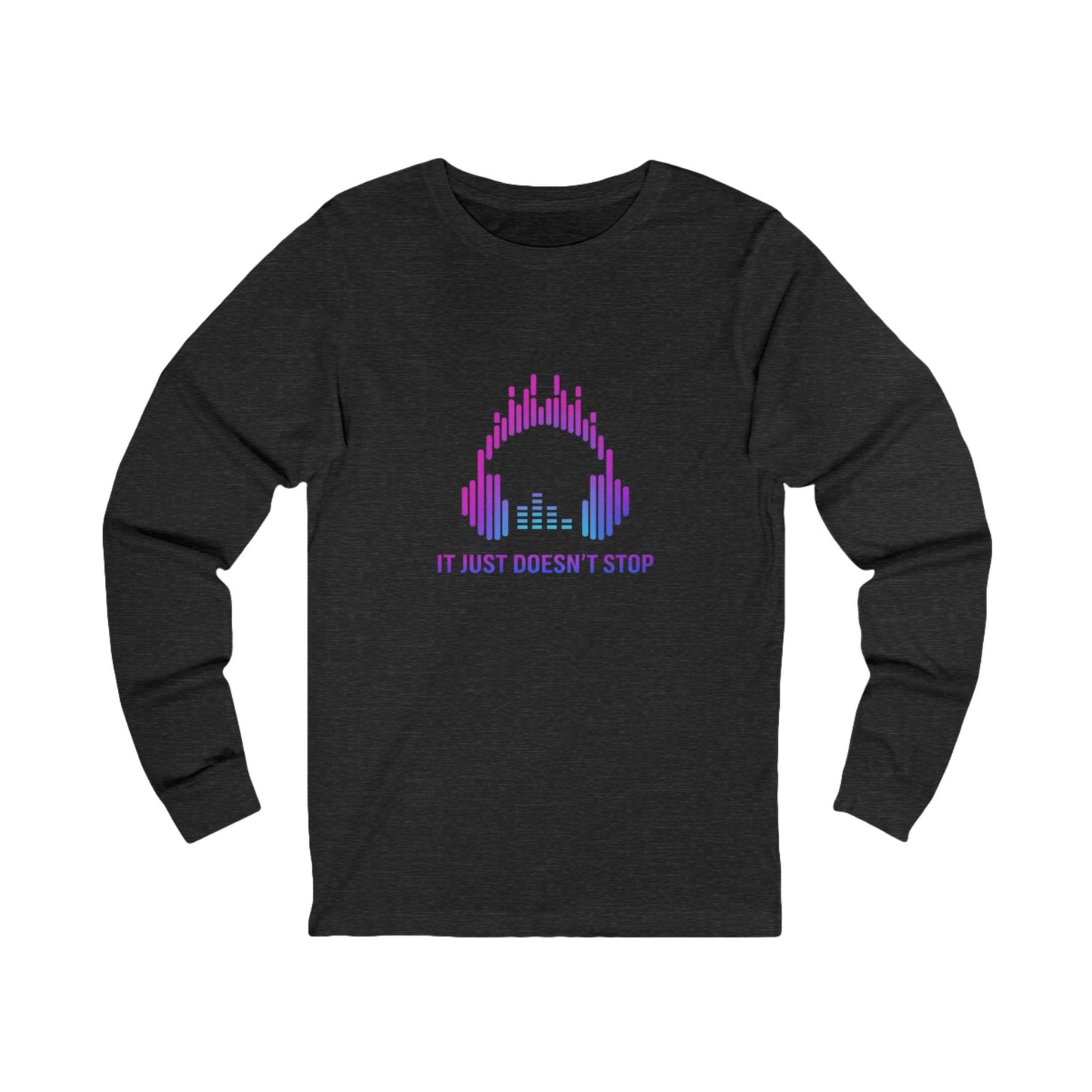 Unisex Jersey Long Sleeve Tee - Electric Violet