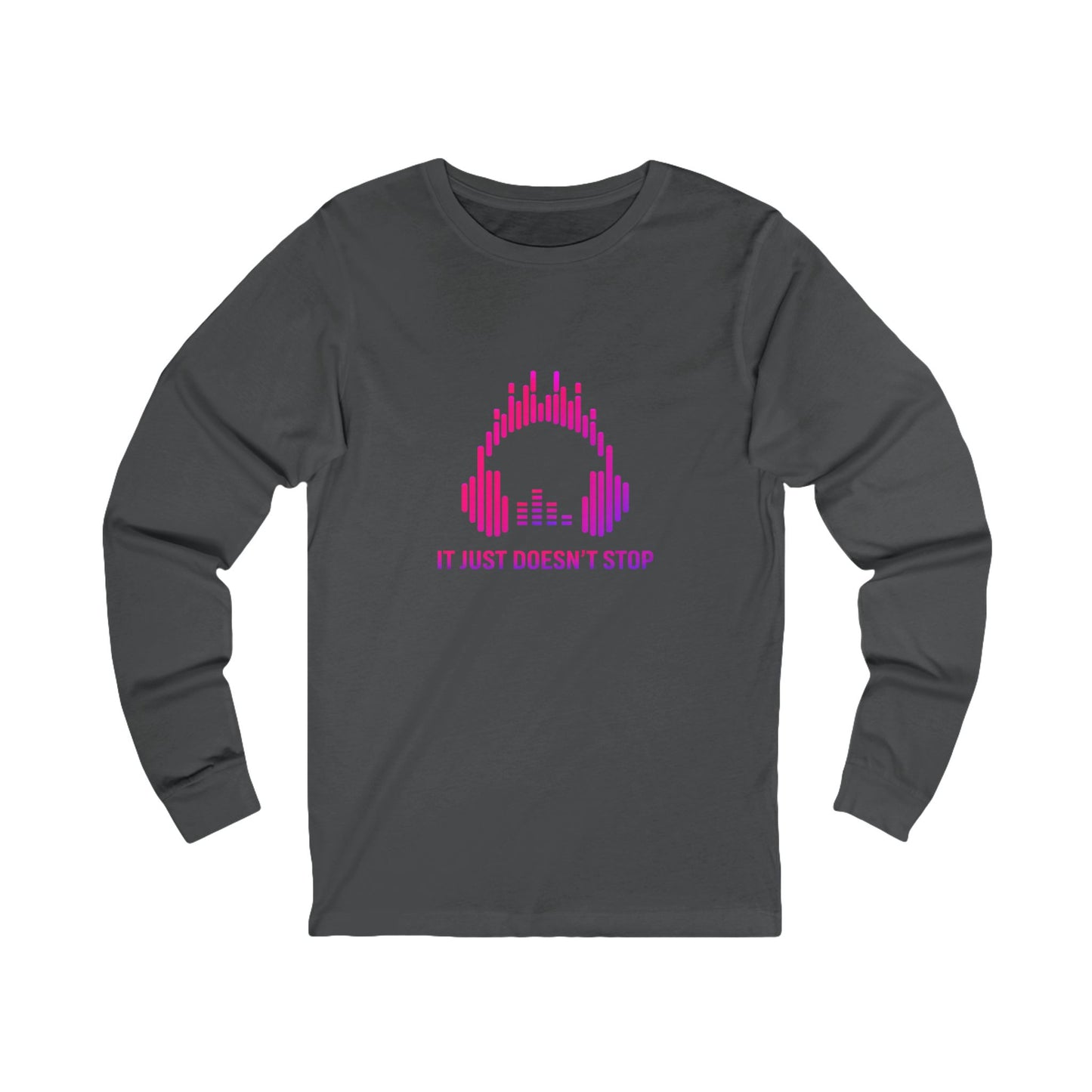Unisex Jersey Long Sleeve Tee - Pink Energy