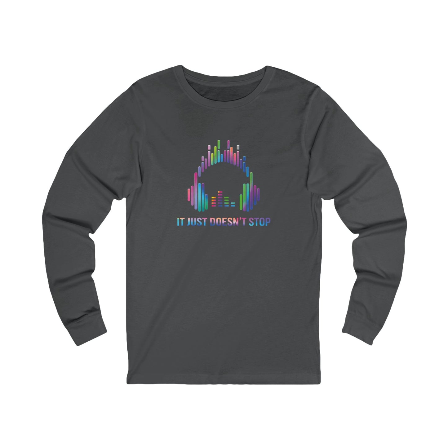 Unisex Jersey Long Sleeve Tee - Neon Spectrum