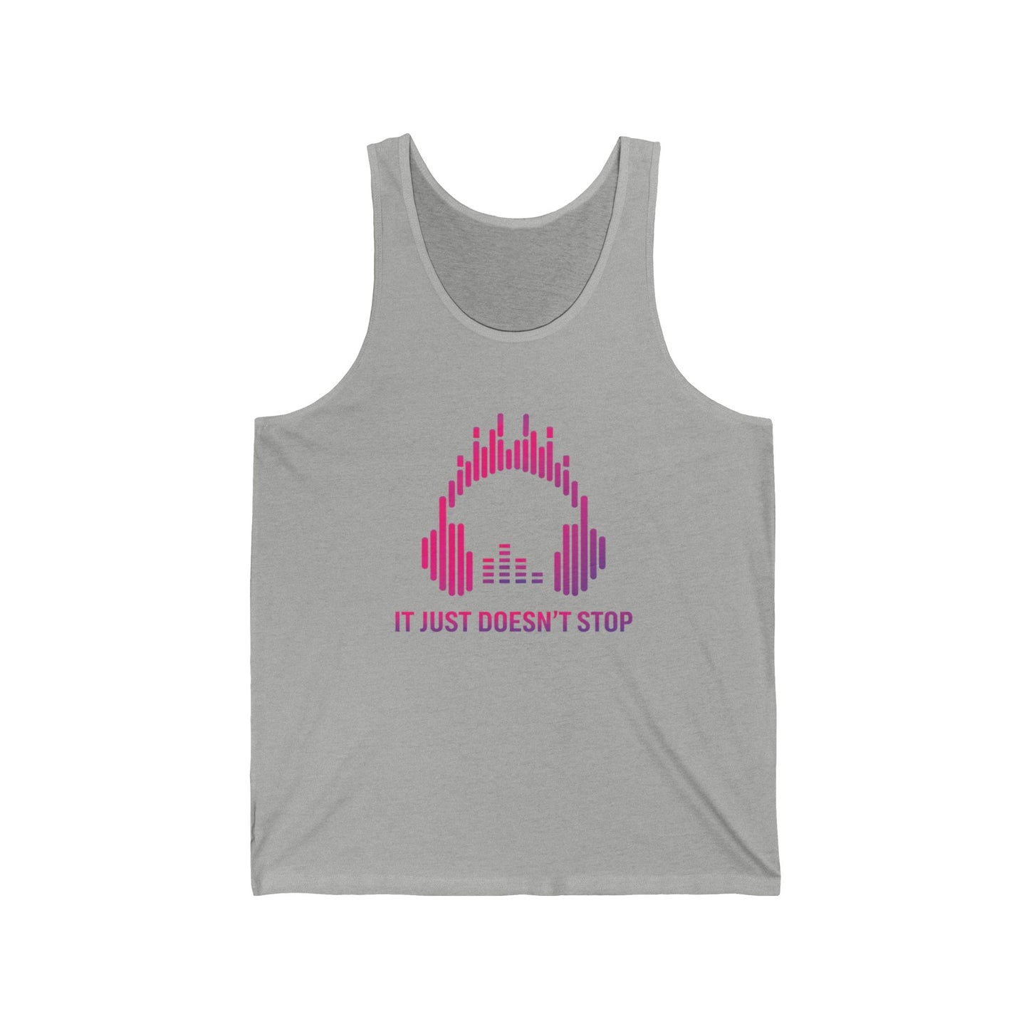 Unisex Jersey Tank - Pink Energy