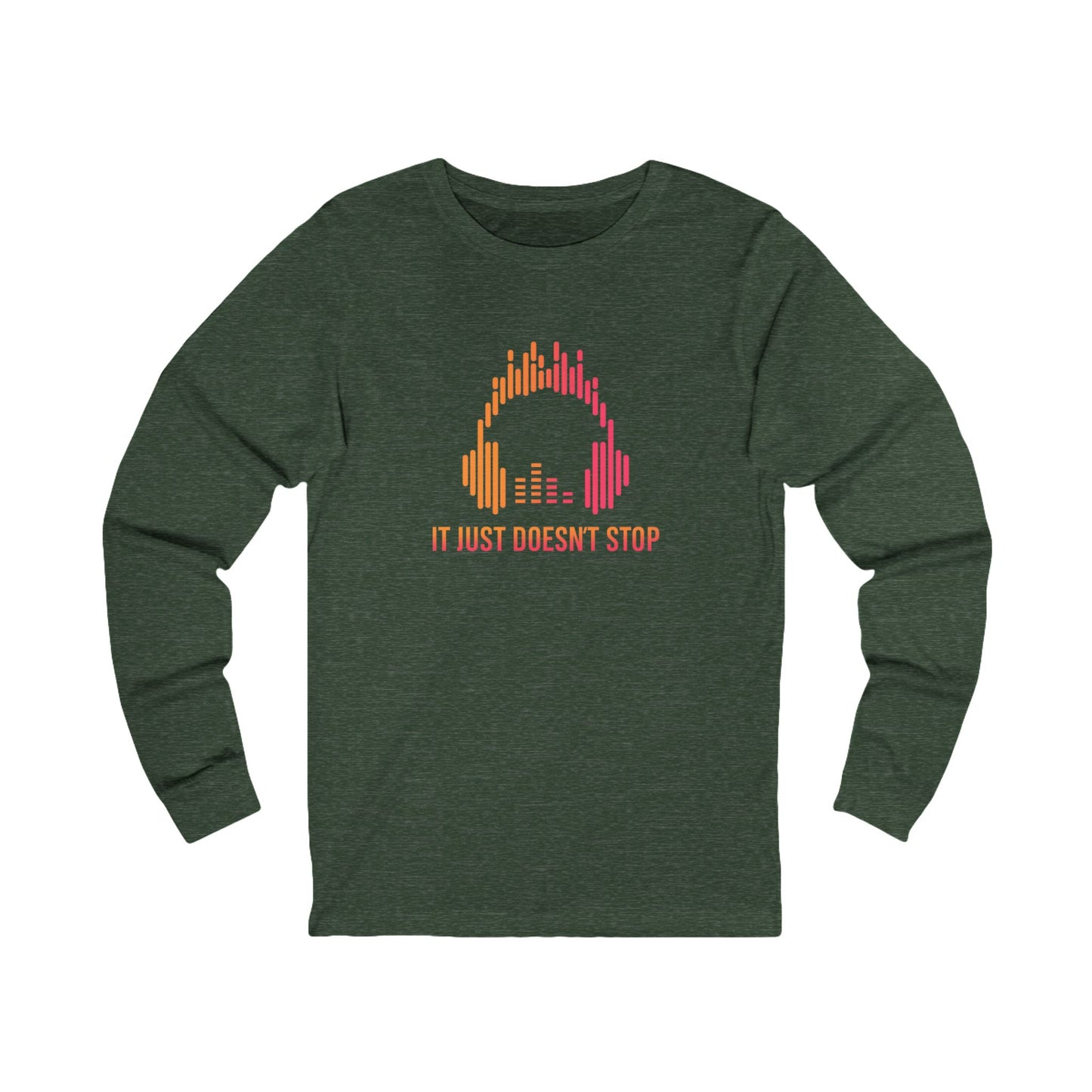Unisex Jersey Long Sleeve Tee - Sunset Heat