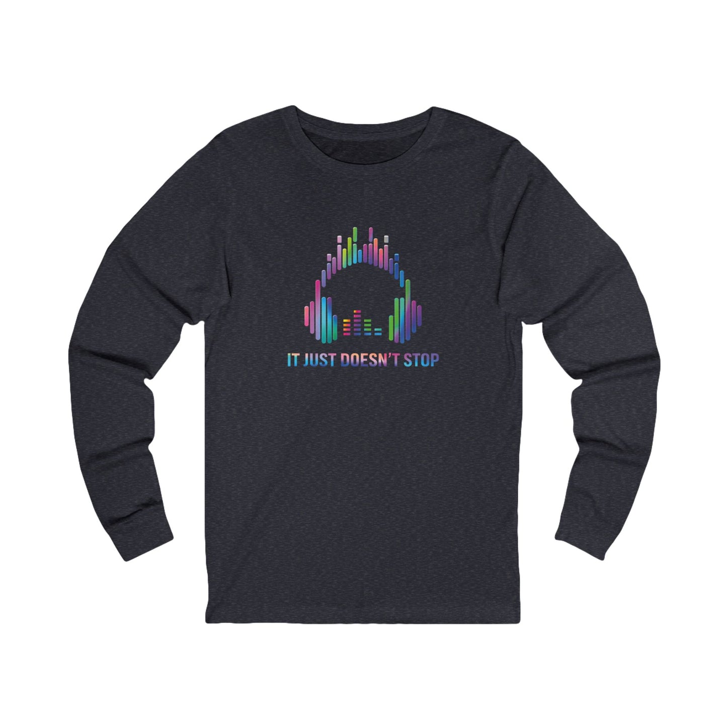 Unisex Jersey Long Sleeve Tee - Neon Spectrum