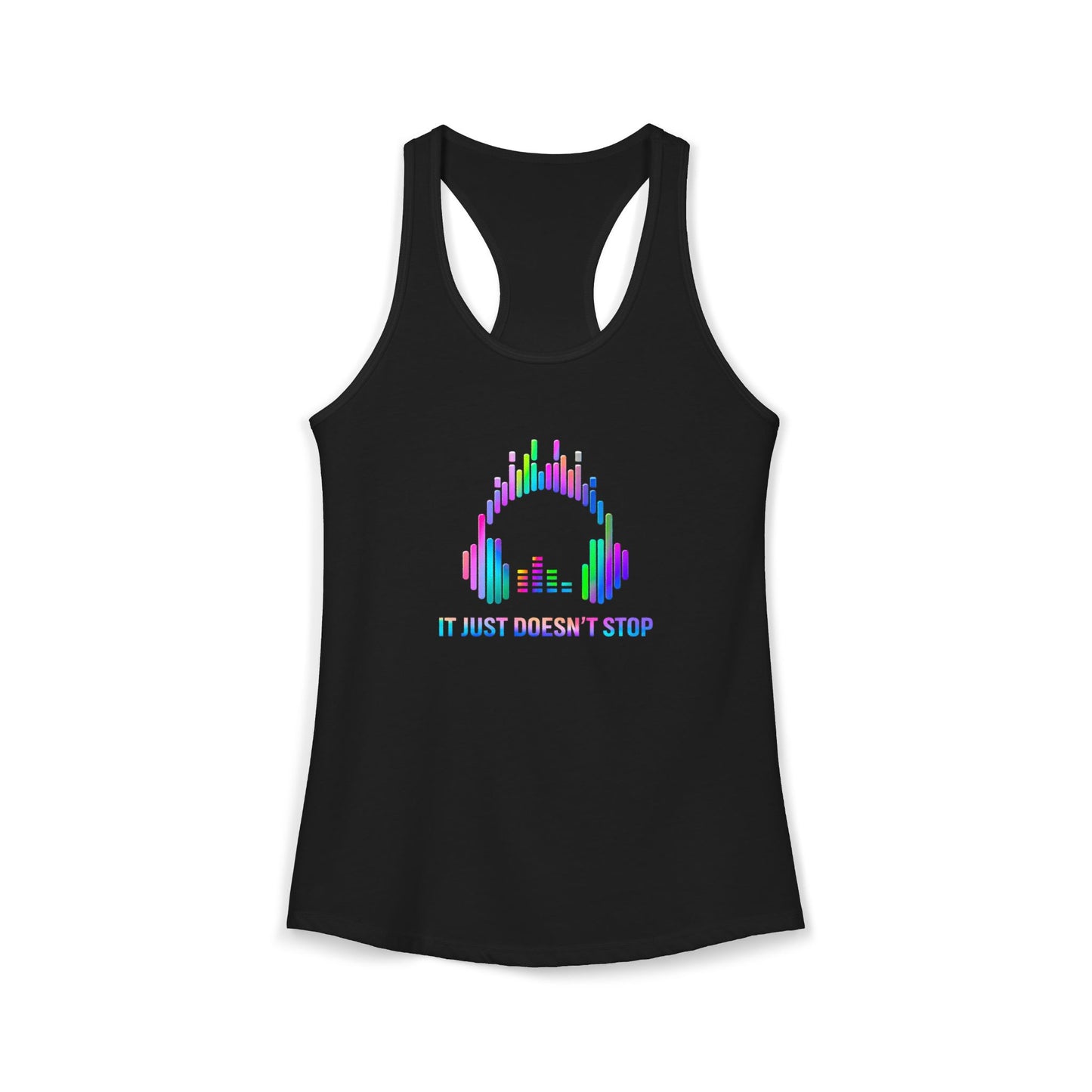 Women's Ideal Racerback Tank - Neon Spectrum