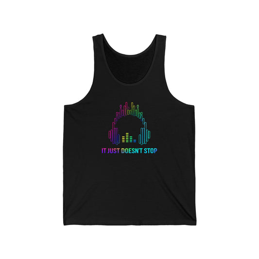 Unisex Jersey Tank - Prism Pulse Pixel
