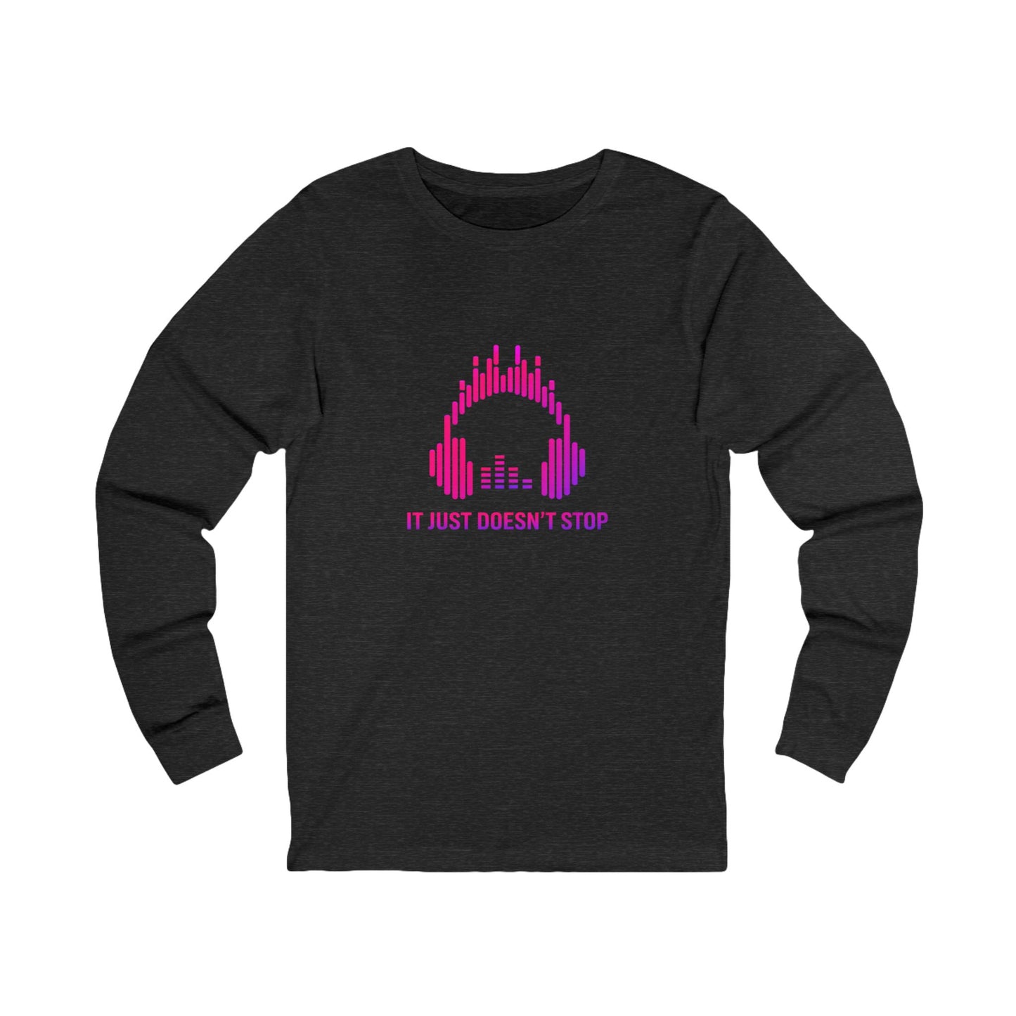 Unisex Jersey Long Sleeve Tee - Pink Energy