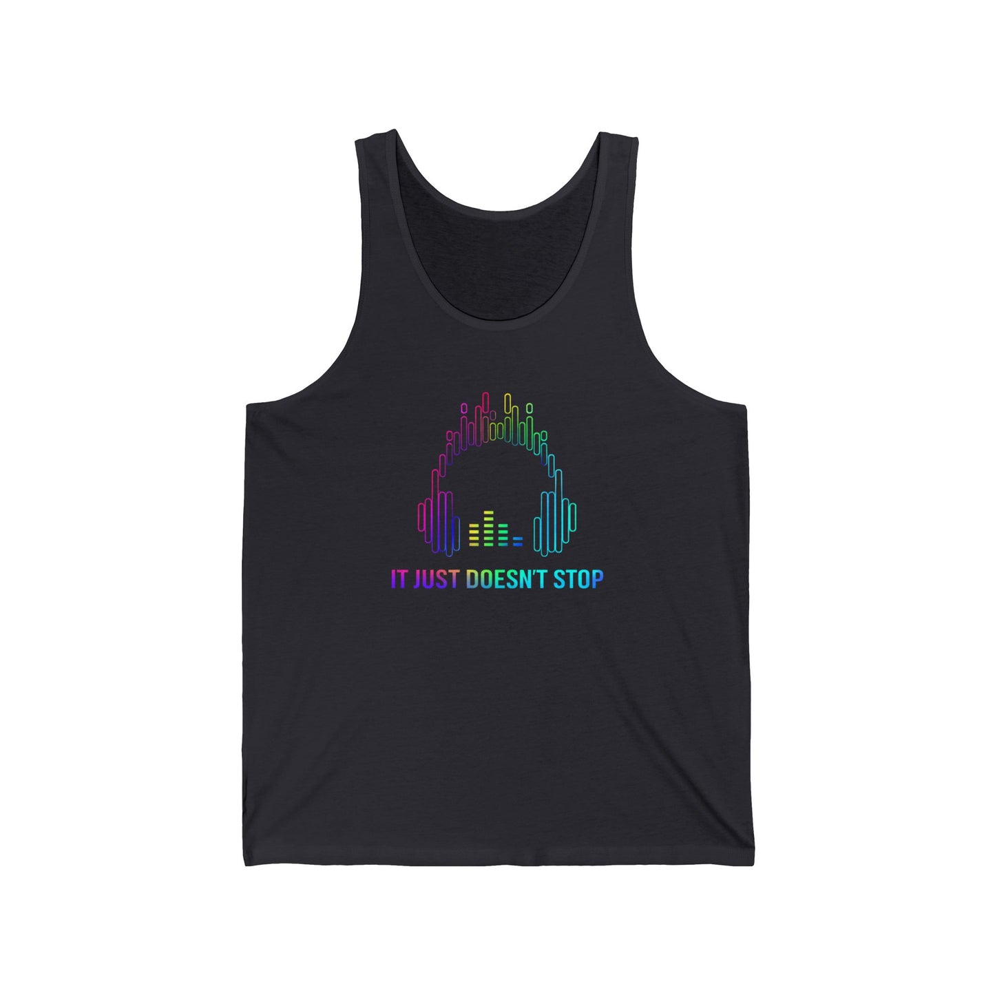 Unisex Jersey Tank - Prism Pulse Pixel