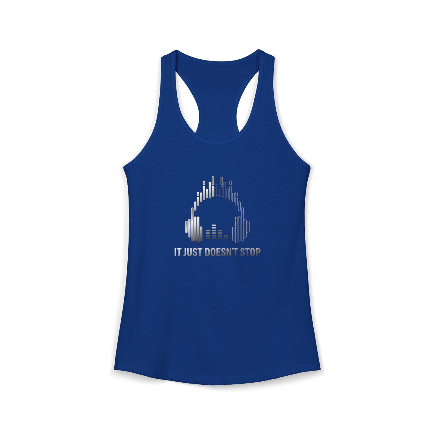 Women's Ideal Racerback Tank - Silver Steel
