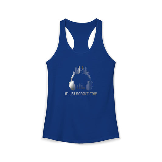 Women's Ideal Racerback Tank - Silver Steel