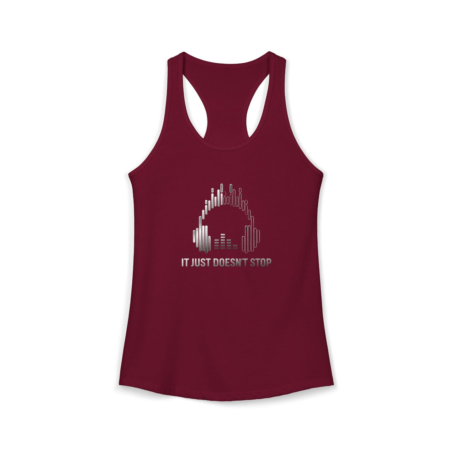Women's Ideal Racerback Tank - Silver Steel