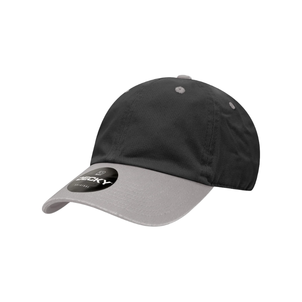 Decky 205 Baseball Cap - Black/Light Grey