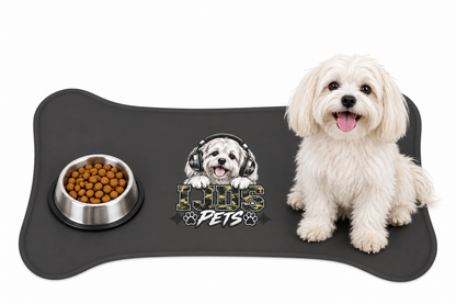 IJDS Pets - Fluff & Bass | Camo Feeding Mat