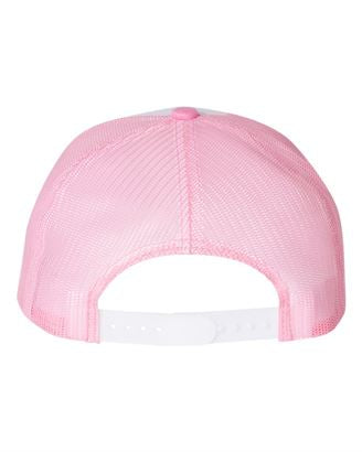 6006 Trucker Hat Pink/White