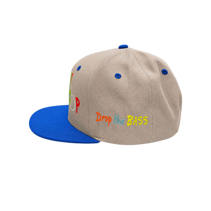 Drop the Bass | Grey & Royal Full Logo