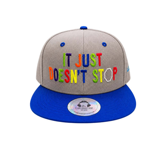 Drop the Bass | Grey & Royal Full Logo
