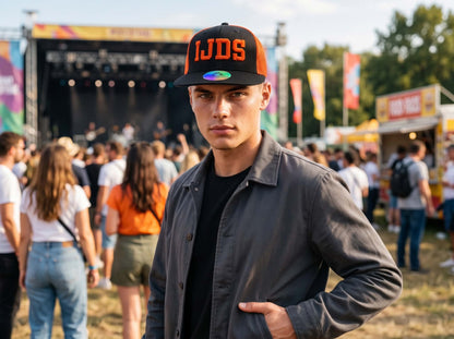 IJDS Trucker Hat Black/Orange