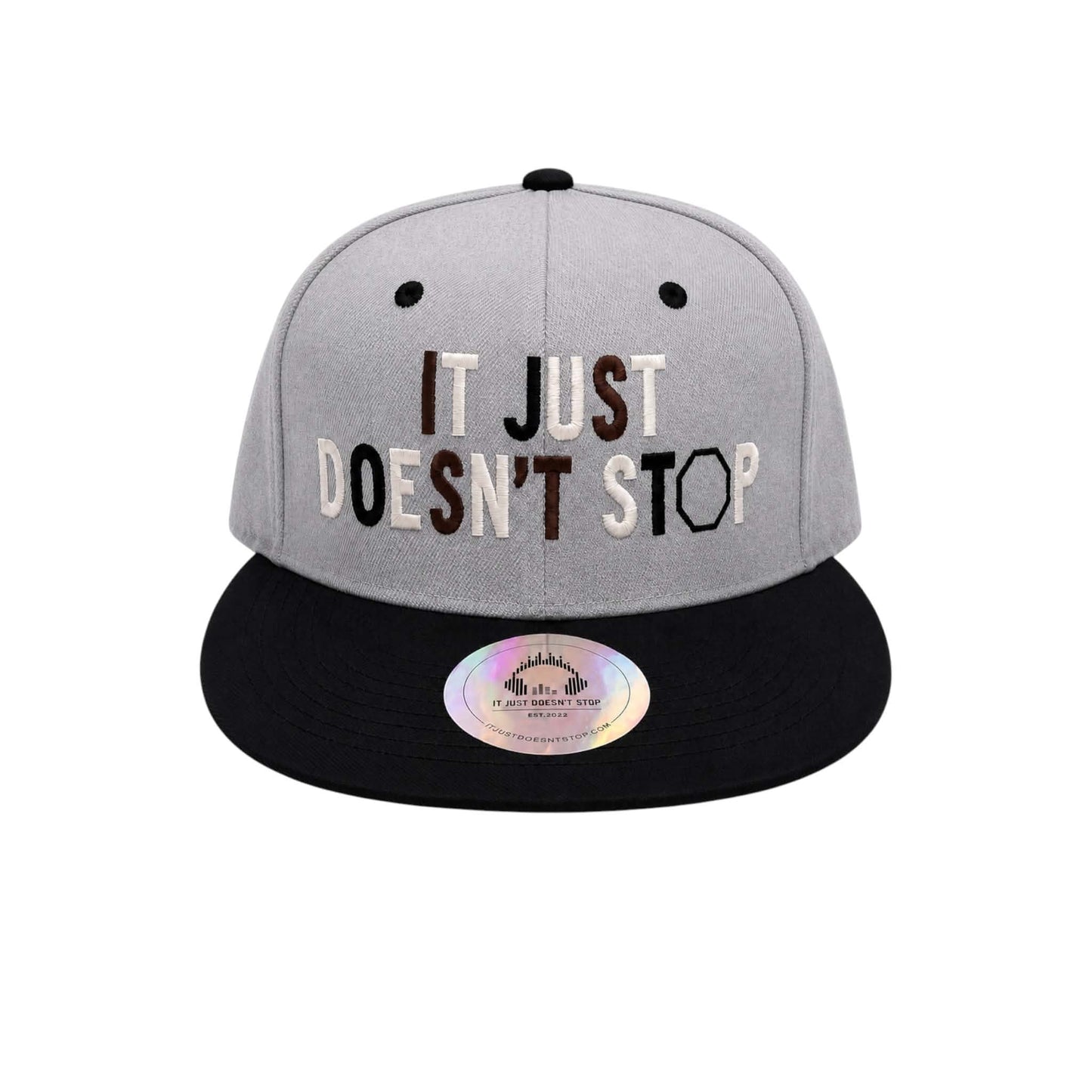 Drop the Bass | Grey & Black Full Logo