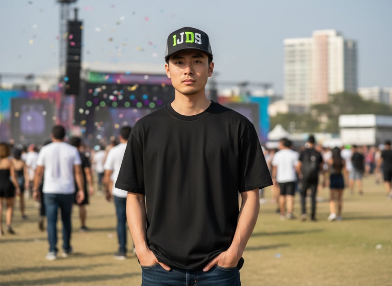 IJDS Trucker Hat Black/Grey