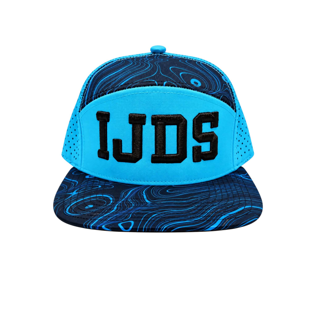 IJDS Blue Topo Performance Snapback