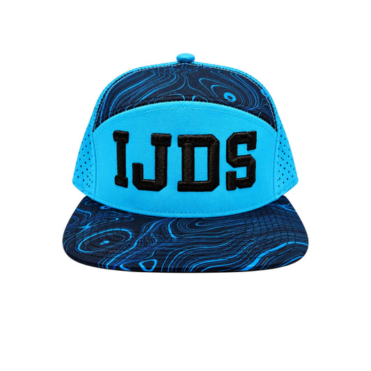 IJDS Blue Topo Performance Snapback