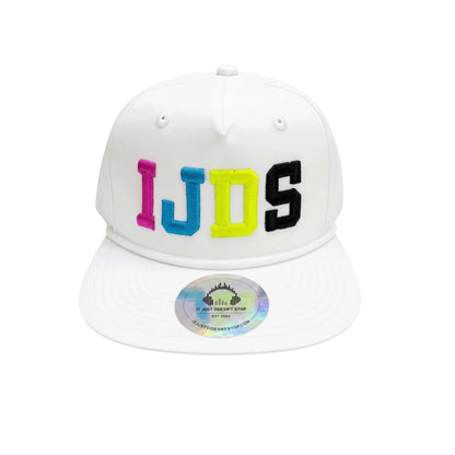IJDS White Performance Snapback