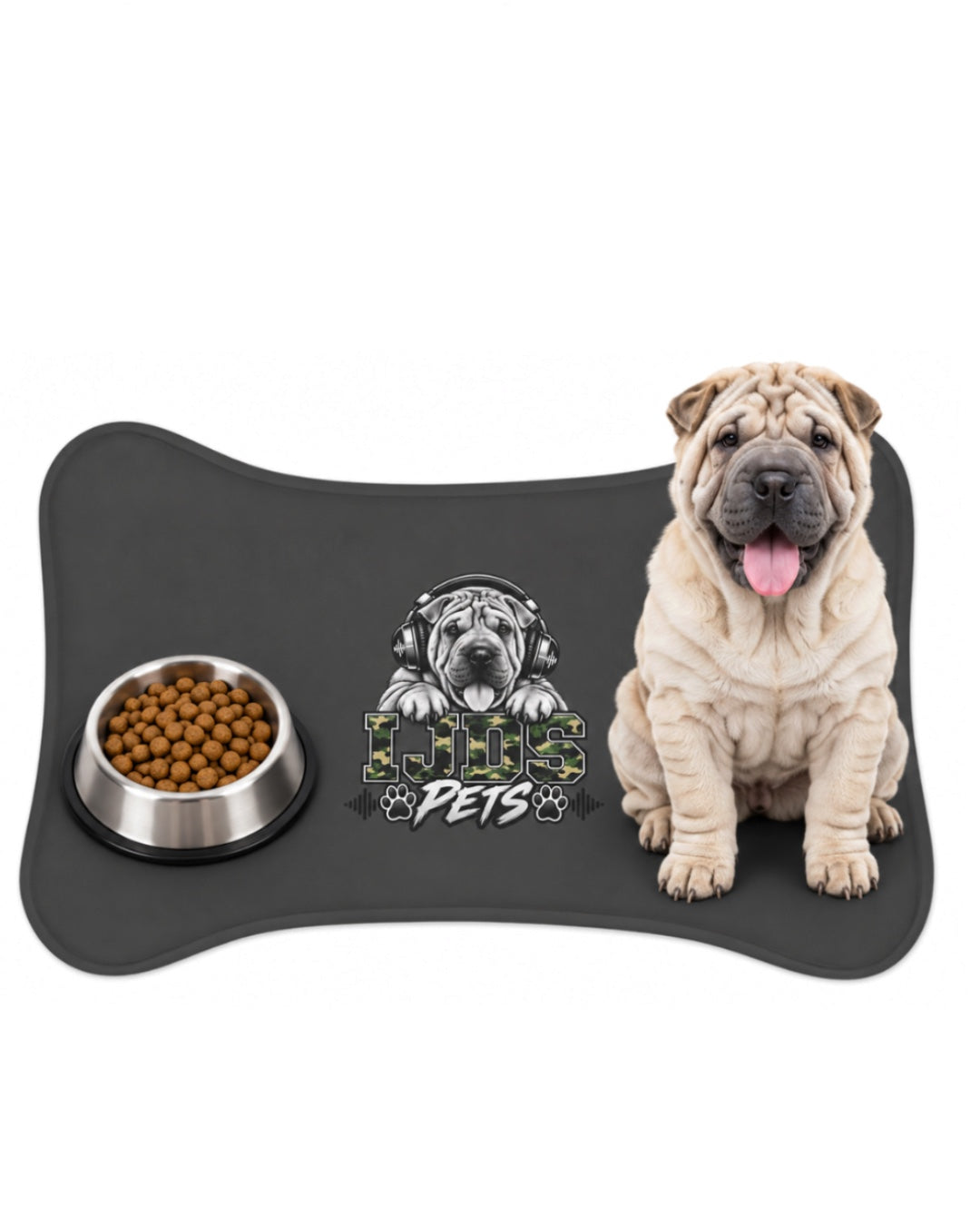 IJDS Pets - Pawty Starter | Camo Feeding Mat