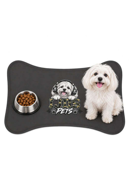 IJDS Pets - Fluff & Bass | Camo Feeding Mat