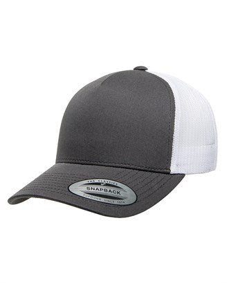 Yupoong 6506 Trucker Hat - Charcoal/White