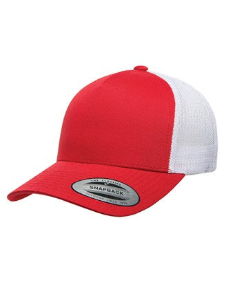 Yupoong 6506 Trucker Hat - Red/White