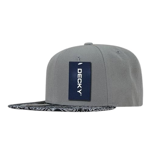 Decky Paisley 1093 Snapback - Grey/Black