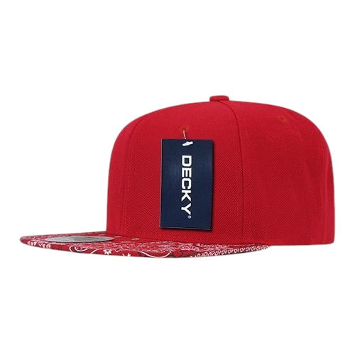 Decky Paisley 1093 Snapback - Red