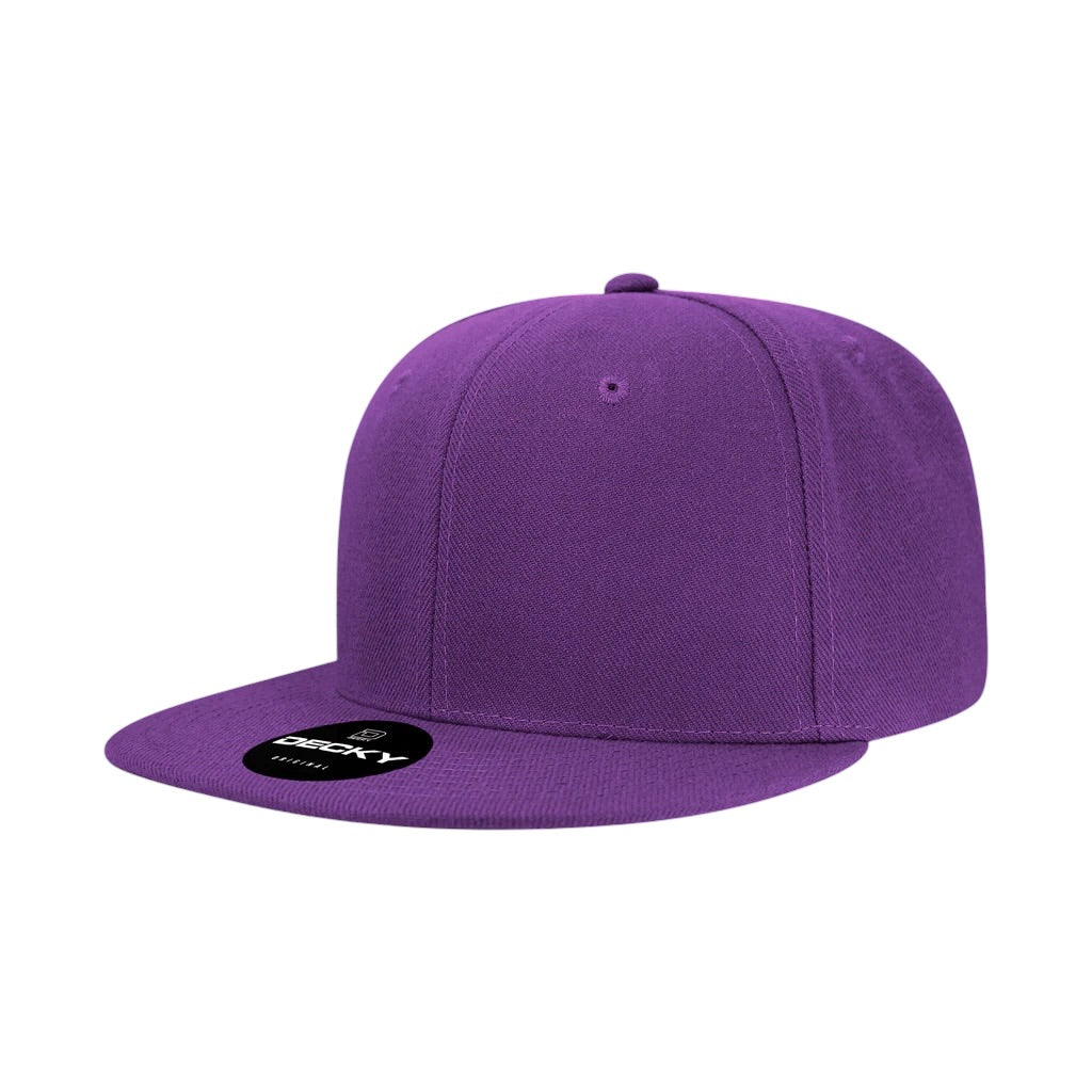Decky 3500 Flat Bill Snapback - Purple