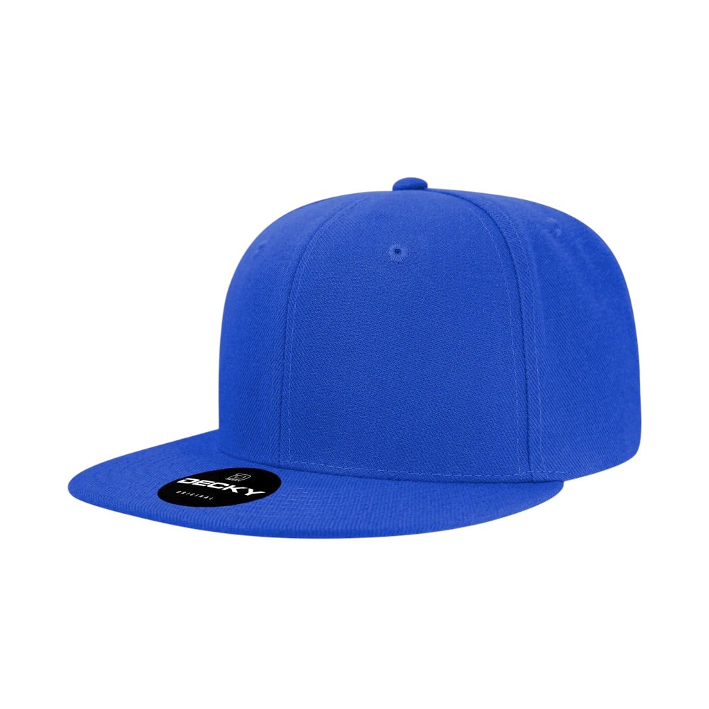 Decky 3500 Flat Bill Snapback - Royal Blue